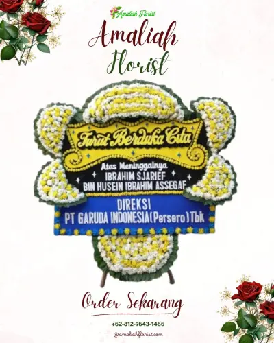 Papan Bunga Duka di Atang Senjaya