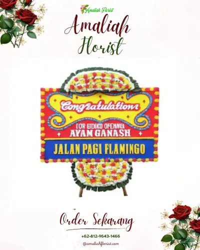 Bunga Papan Congratulation di Atang Senjaya